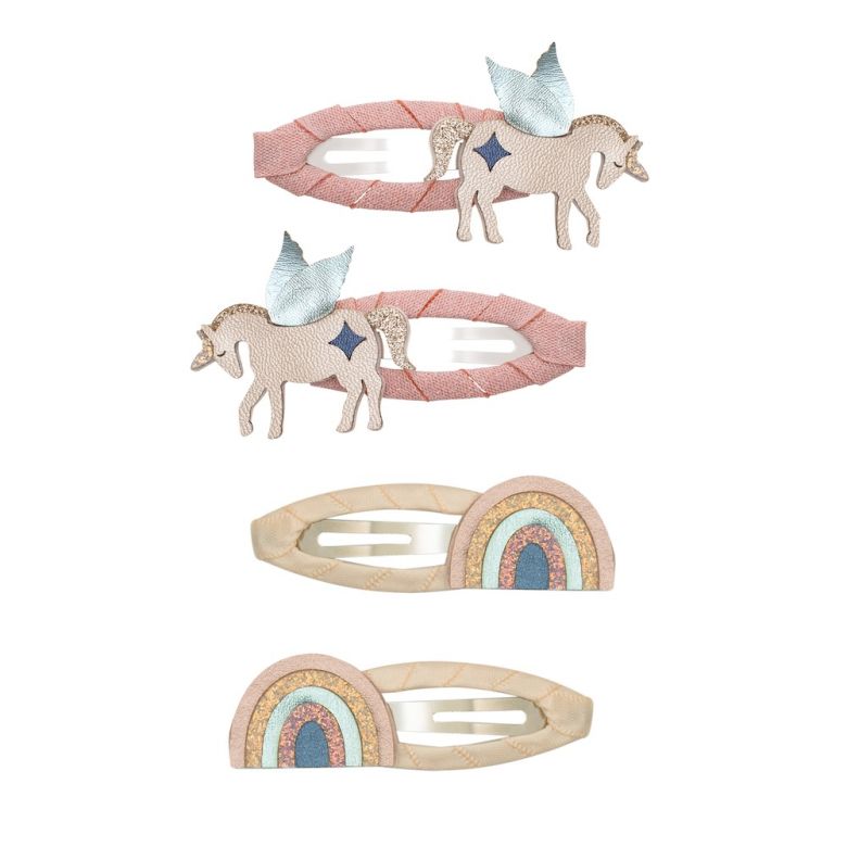 WINGED UNICORN &amp; RAINBOW CLIC CLACS