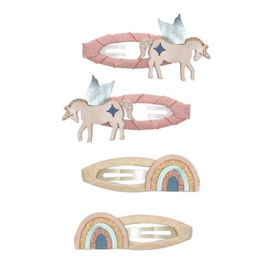 WINGED UNICORN &amp; RAINBOW CLIC CLACS