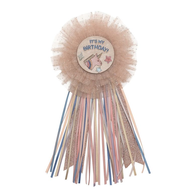 UNICORN BIRTHDAY BADGE