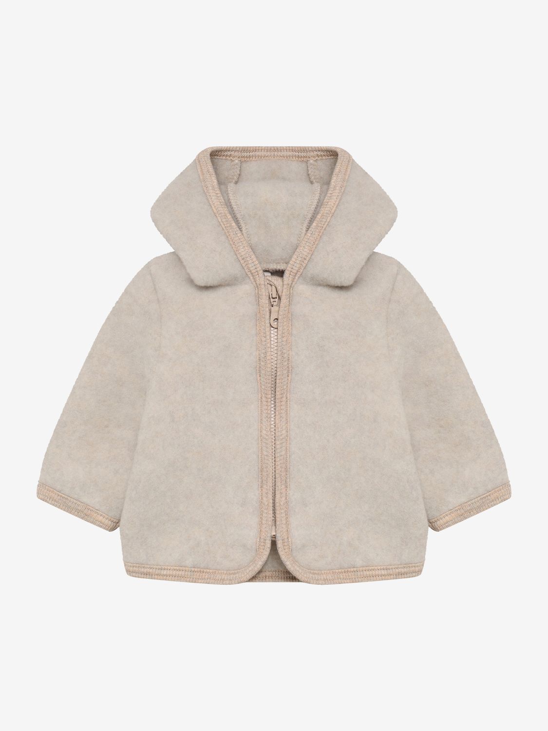 Jacket Wool Fleece Camel Melange