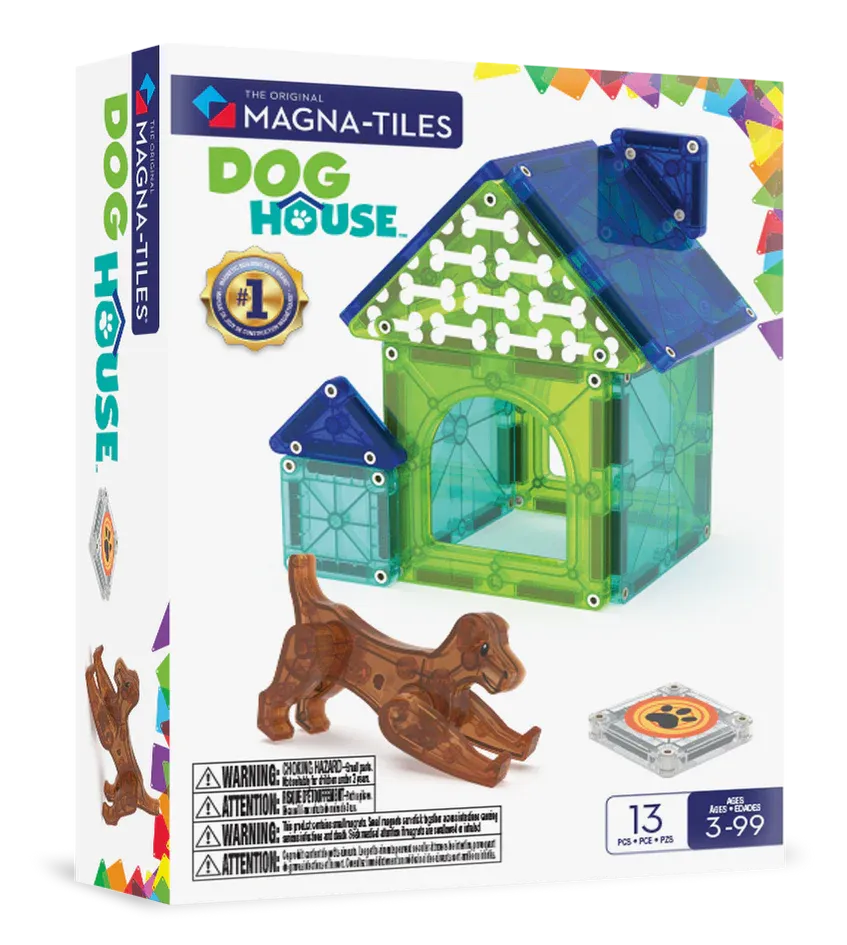 MAGNA-TILES - Dog house 13-Piece Set