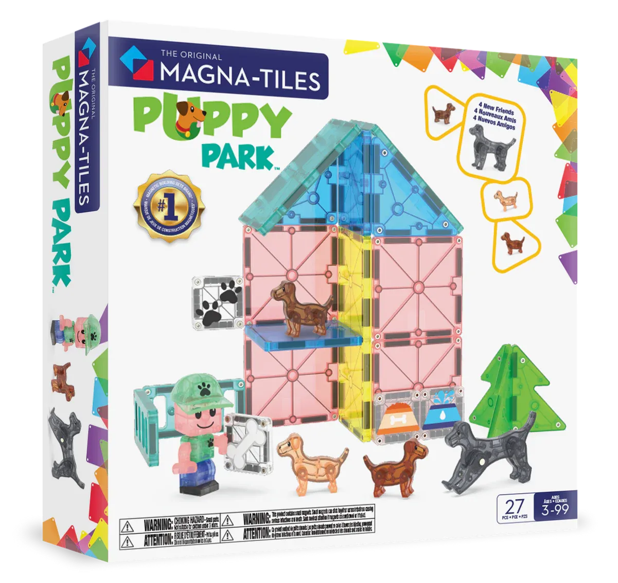 MAGNA-TILES - Puppy Park 27-Piece Set