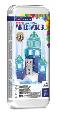 Magna-tiles winter wonder 26 pieces travel set