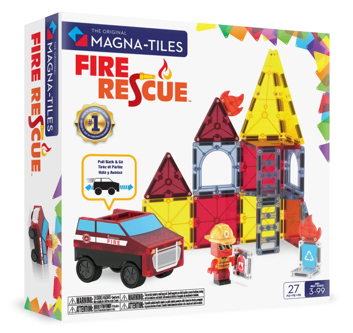 MAGNA-TILES - Fire Station 27-Piece Set