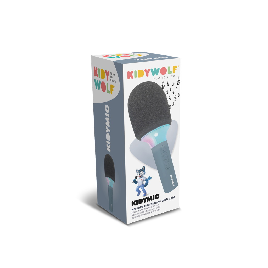 KIDYMIC Karaoke microfoon blauw