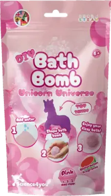Science4you Bath Bombs DIY Pink Bag
