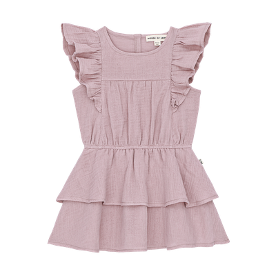 Sleeveless Ruffled Dress