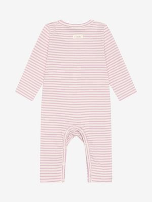 Fixoni - Romper LS Rib - Pink - Baby
