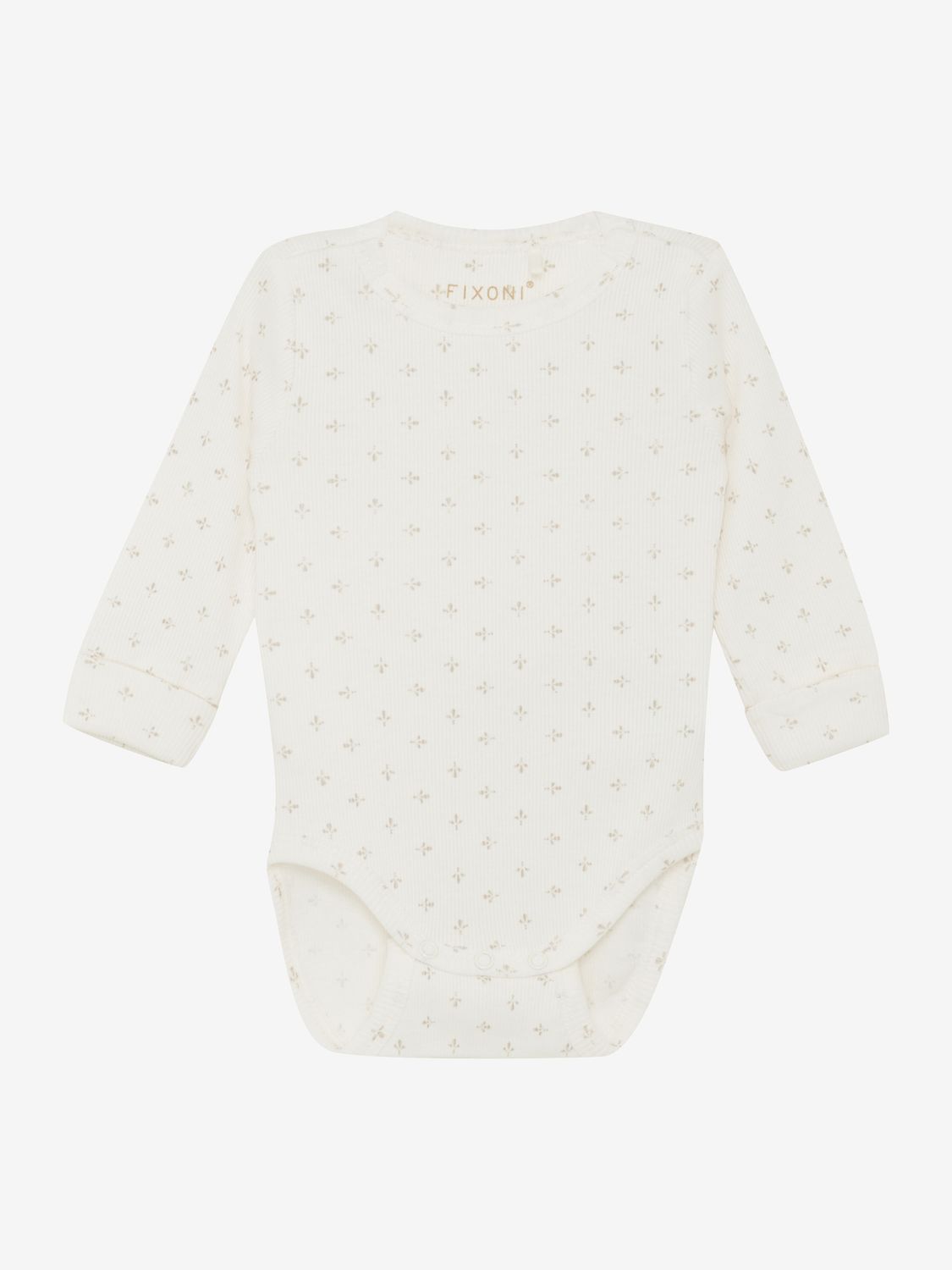 Fixoni - Romper - Body LS Rib  - Gardenia - Baby