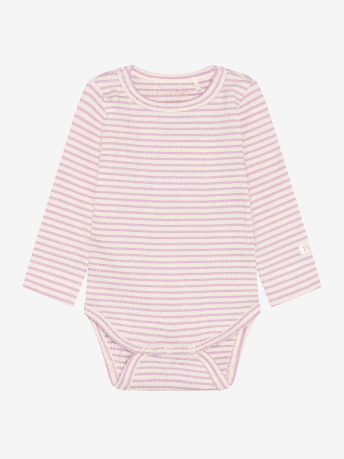 Fixoni - Romper - Body LS Rib Pink - Baby