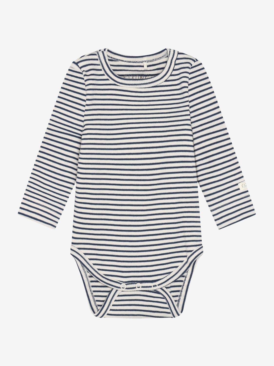 Fixoni - Romper - Body LS Rib -  Dark Navy - Baby