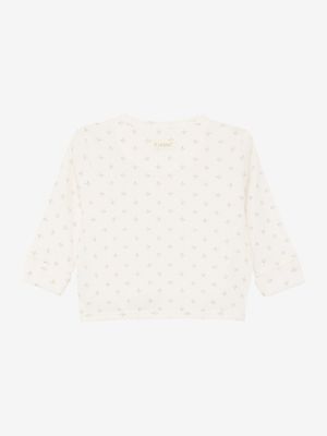 Fixoni - Wrap T-shirt LS - Rib  White- Baby
