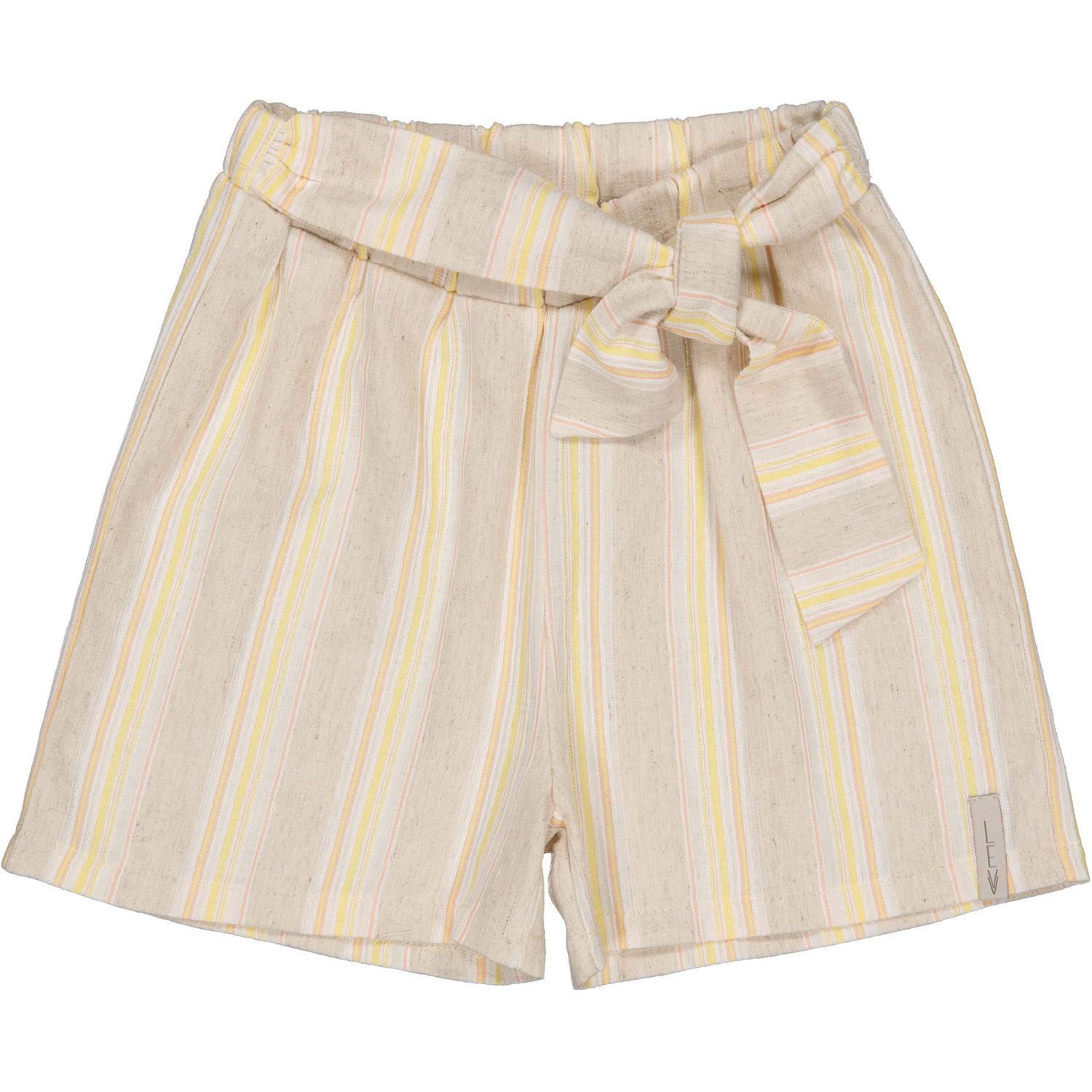 LEVV- BRITT Pants - AOP Yellow Stripe - Girl - Meiden - Meisje
