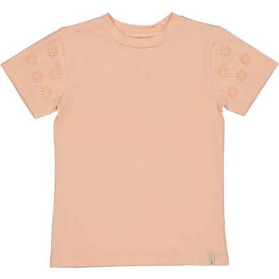LEVV- BERNA Shirt - T-shirt - Pastel Peach - Girl - meisjes- meiden