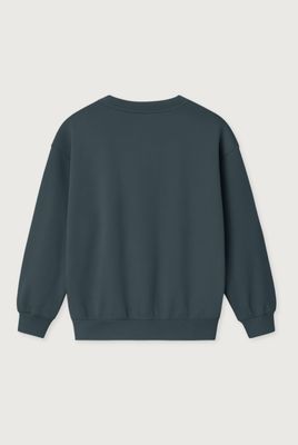 Gray Label - Dropped Shoulder Sweater GOTS Blue Gray trui peuter kleuter baby kroelkipje - Jongen - Boy - Meisje/Girl -unisex