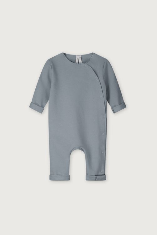 Gray Label - Baby Suit with Snaps GOTS Stone Gray boxpakje kroelkipje