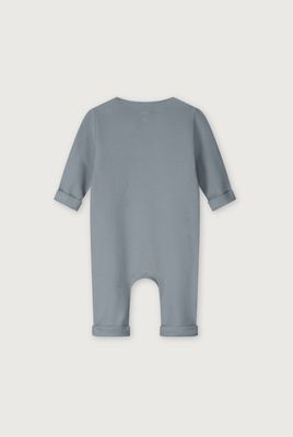 Gray Label - Baby Suit with Snaps GOTS Stone Gray boxpakje kroelkipje - Baby- Jongen - Boy - Meisje - Girl - unisex