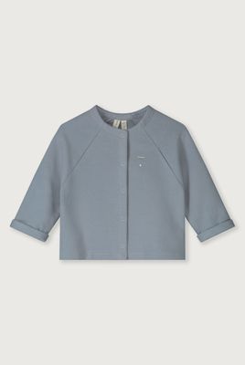 Gray Label - Baby Raglan Cardigan GOTS Stone Gray Kroelkipje T-shirt Tee