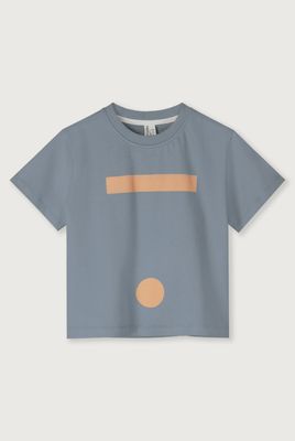 Gray Label - Oversized Tee w/ Logo GOTS Stone Gray - Melon