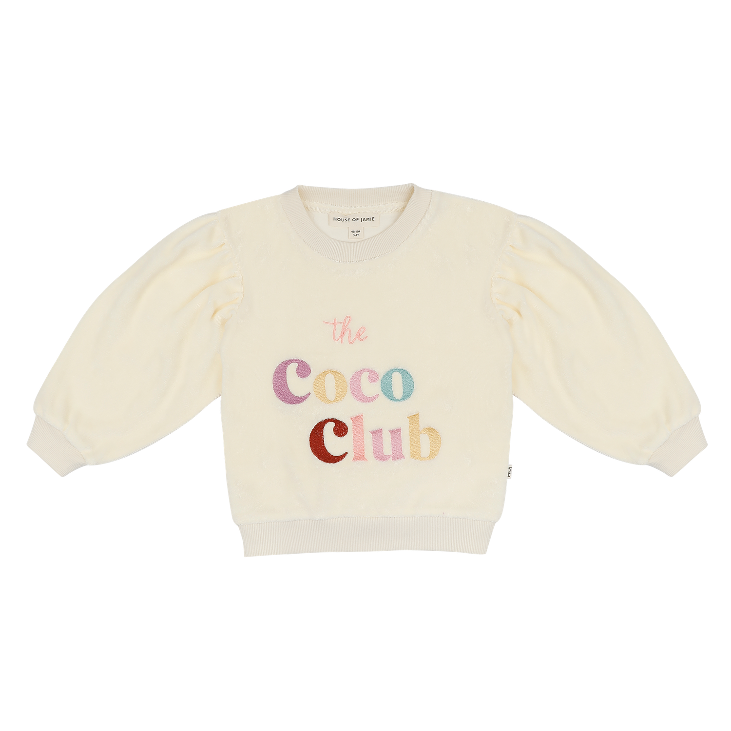 House of Jamie - Balloon Sweater - Cream - 0 tot 10 jaar trui