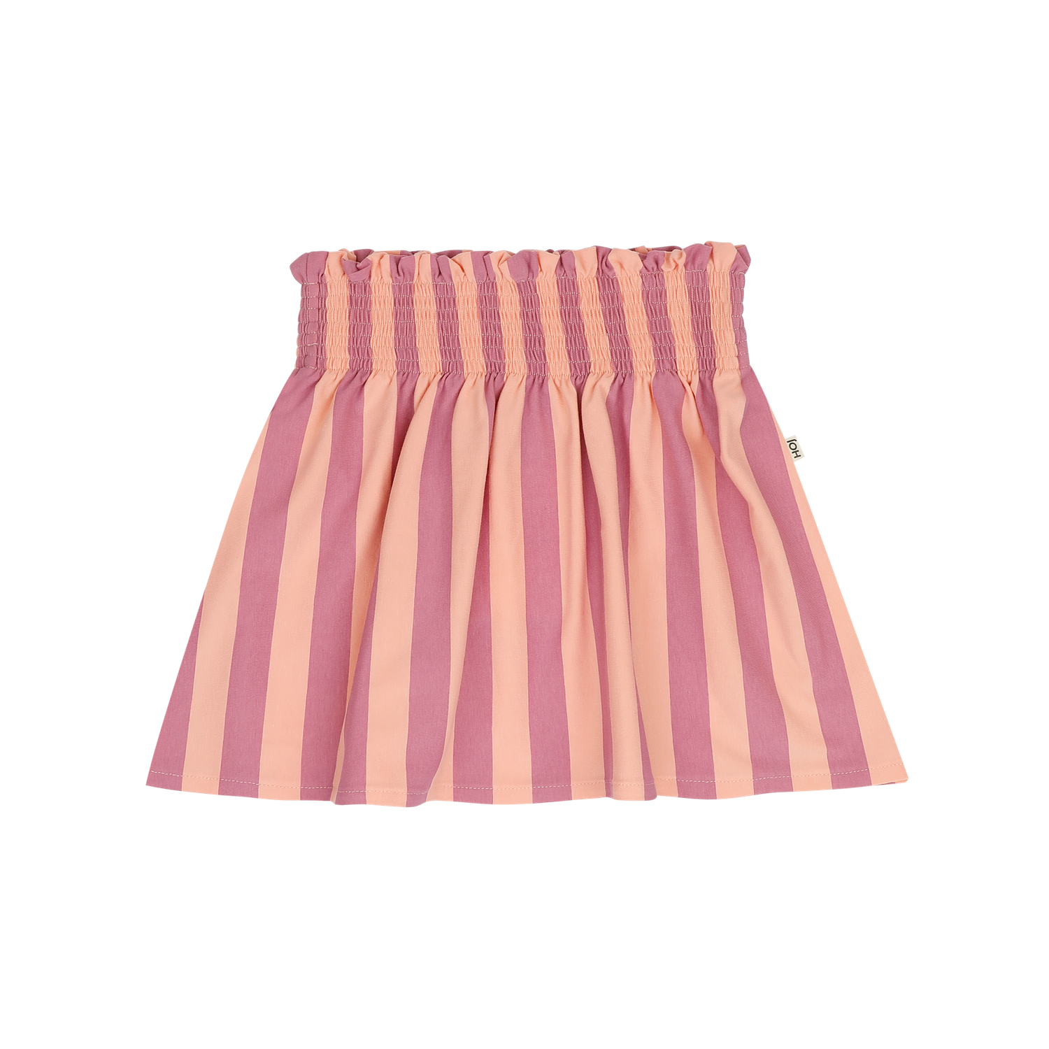 Smocked Skirt Violet Bellini Stripes