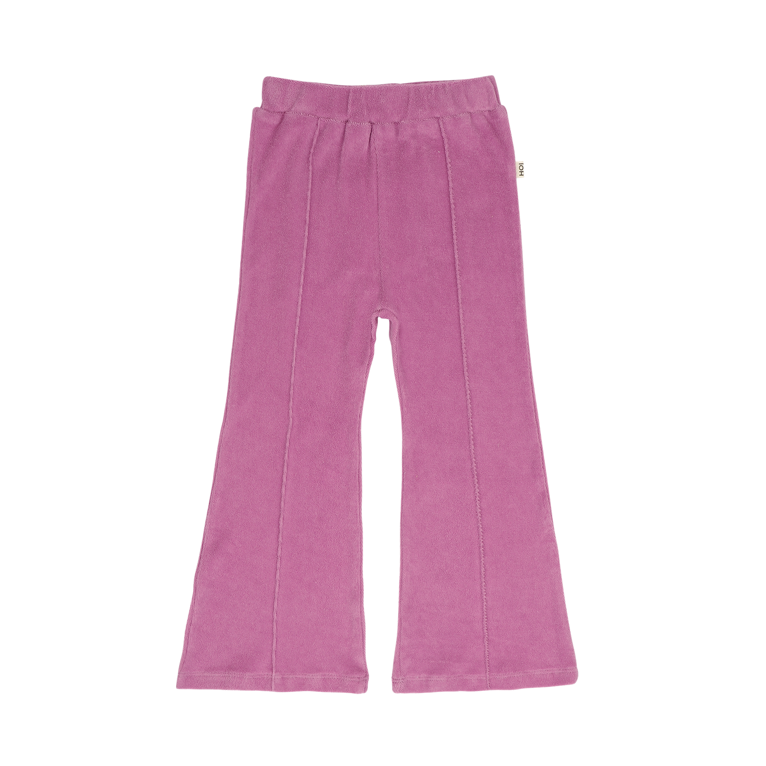 Flared Pants: Violet (Terry Cotton)
