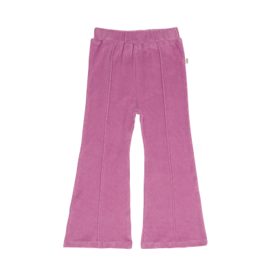 House of Jamie - Flared Pants: Violet (Terry Cotton broek) - Kroelkipje 