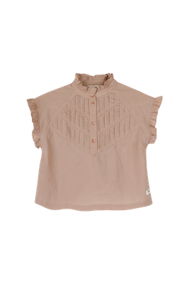 Baje- Moia - Blouse shortsleeve- Peach almond - Girls