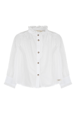 Baje- Lydia - Blouse longsleeve- White snow - Girls