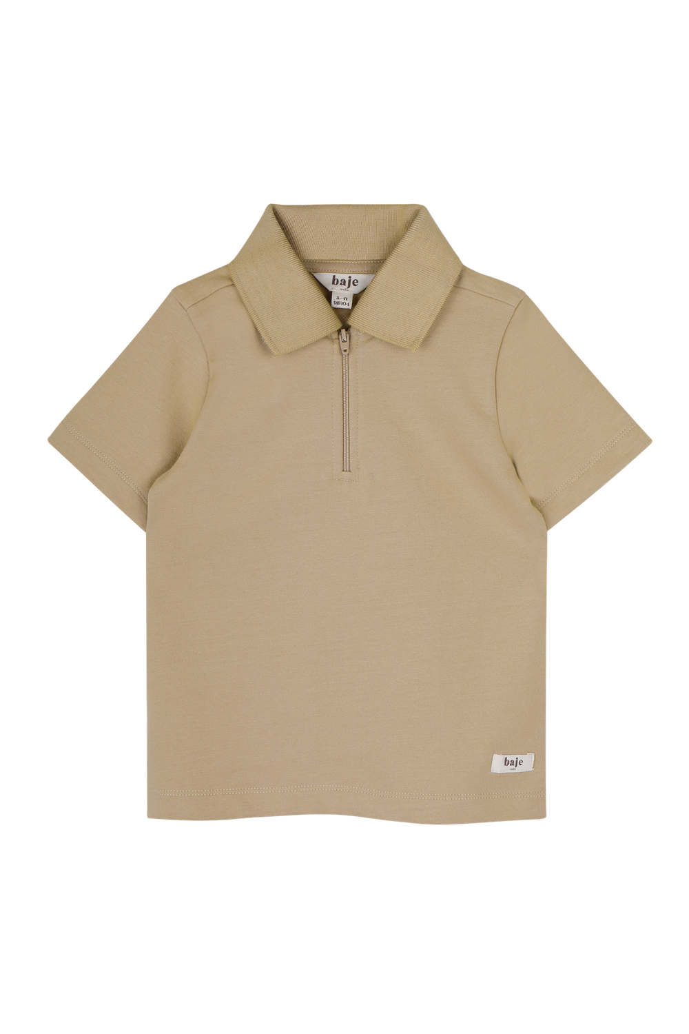 Baje- Hervas - Shortsleeve polo- Creme fawn - Boys