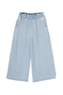 Baje- Loja - Pants long- Blue denim light - Girls