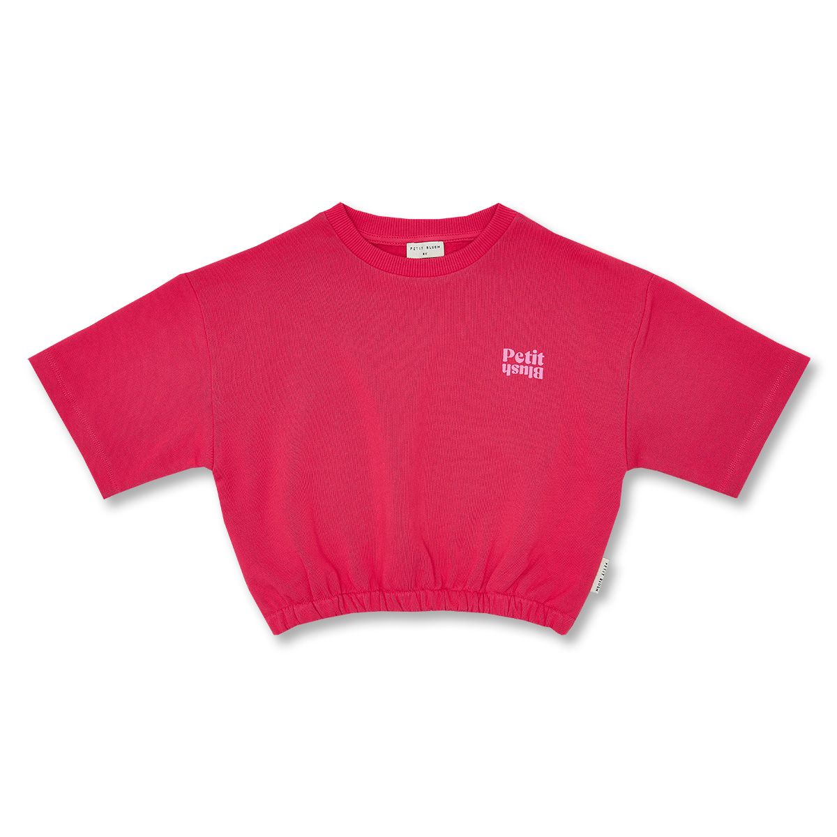 Petit Blush- T-Shirt Elastic Waist  - Raspberry Wine