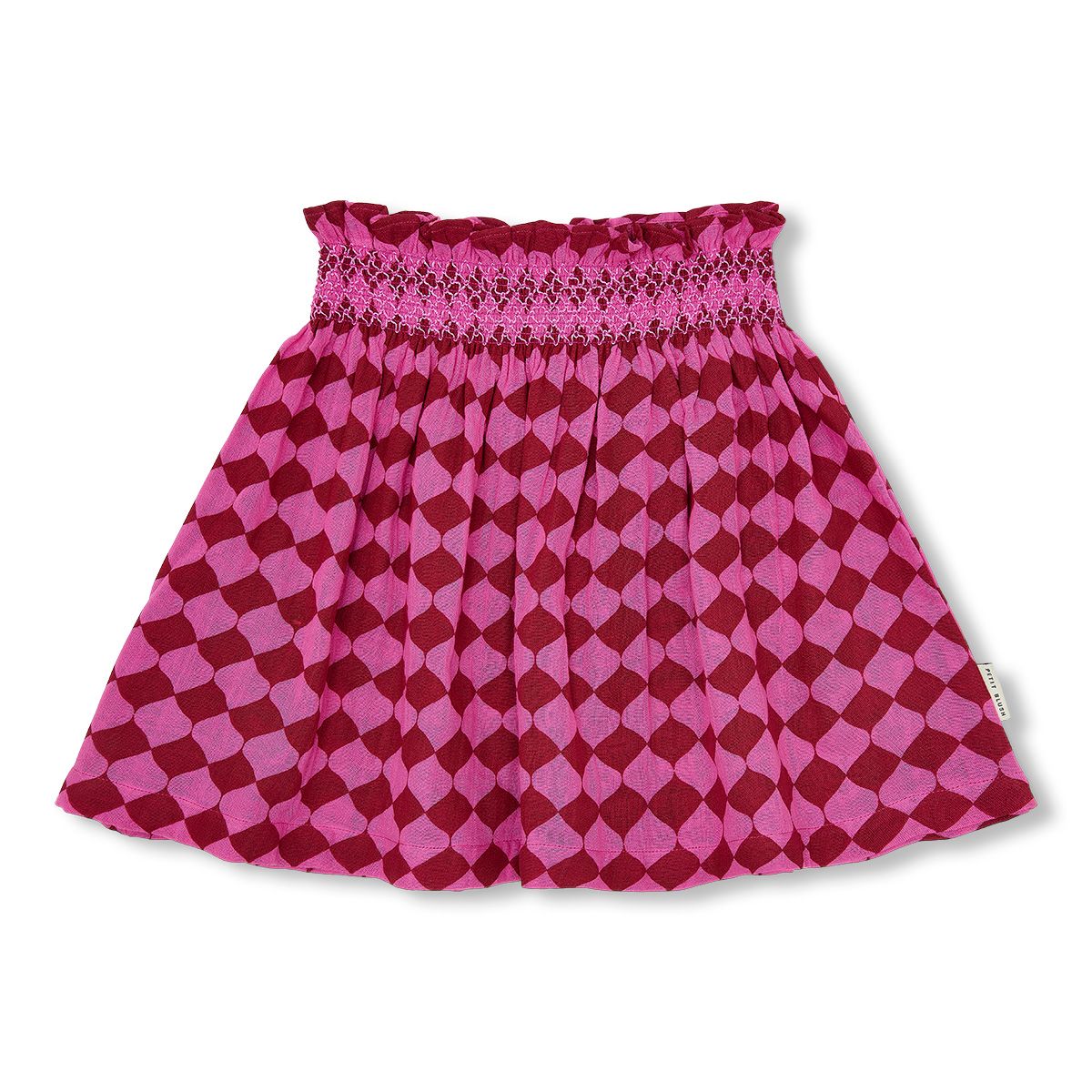 Petit Blush- Mini Smock Skirt - Berry Blush