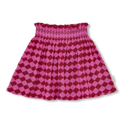 Petit Blush- Mini Smock Skirt - Berry Blush