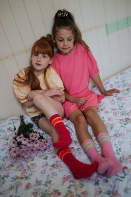 Petit Blush- Sweat Short  - Raspberry Wine - Girl - korte broek - meiden