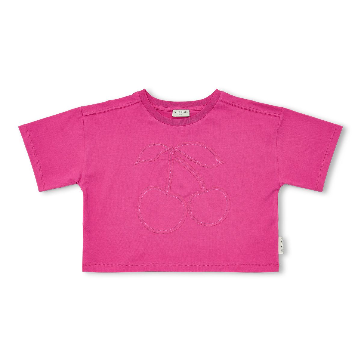 Petit Blush- Cherry T-Shirt  - Rose Violet