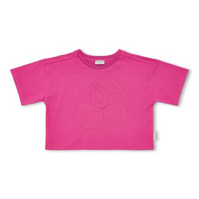 Petit Blush- Cherry T-Shirt  - Rose Violet