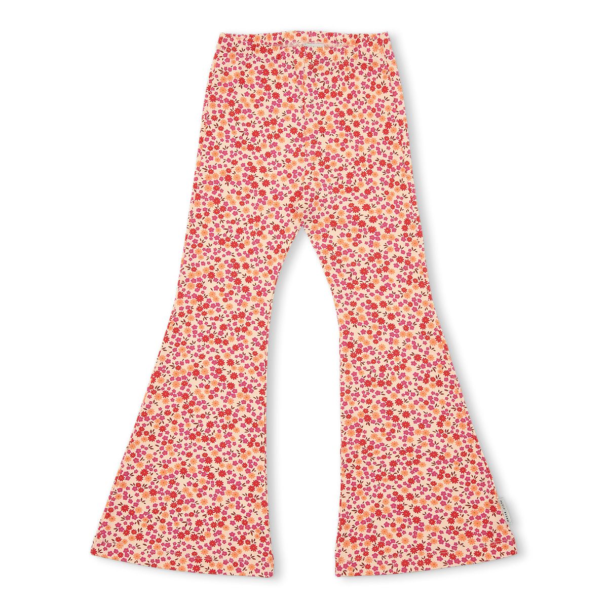 Petit Blush- Bowie Flared Pants - Small Flowers AOP