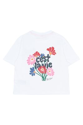 THE NEW - Sandra OS S_S Tee - Bright White - Girl T-Shirt - meiden