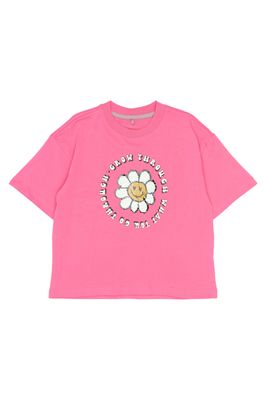 THE NEW - TNSkye OS S_S Tee - Carmine Rose - Girl