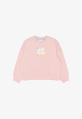 THE NEW - Sandy OS Sweatshirt - Silver Pink - Girl (trui)