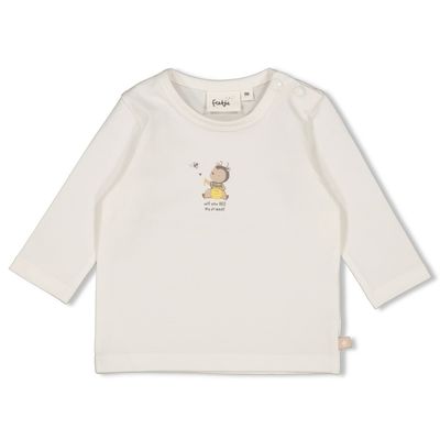 Feetje - Longsleeve - Honey Bear - Offwhite