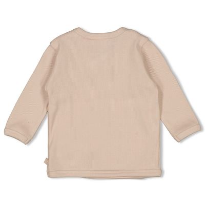 Feetje - Overslagshirt rib - Honey Bear - Zand - Baby- Jongen - Boy - Meisje - Girl - unisex

