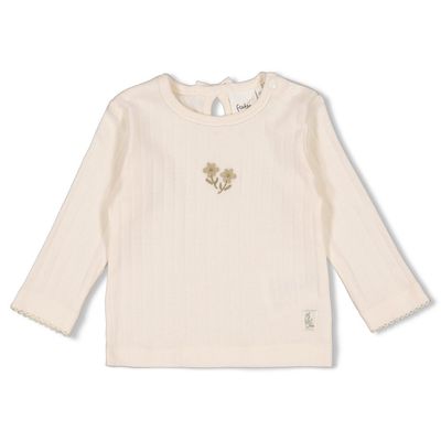 Feetje - Longsleeve pointelle rib - Let Your Dreams Blossom - Offwhite- Baby- Jongen - Boy - Meisje - Girl