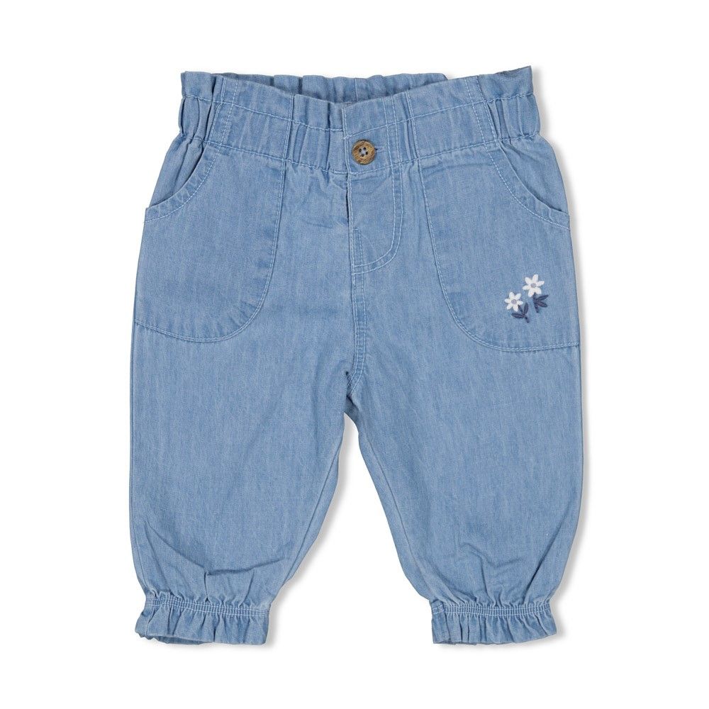 Feetje - Broek ruches - Summer Denims - L.blauw denim