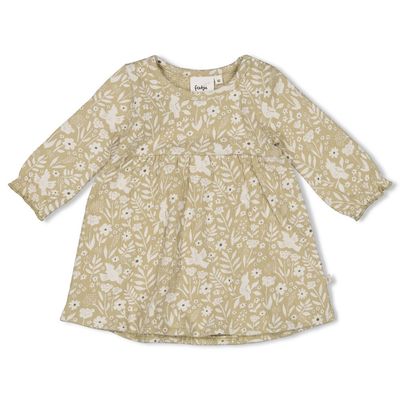 Feetje - Jurk crinkle AOP l/m - Let Your Dreams Blossom - Groen-Baby- Jongen - Boy - Meisje - Girl 