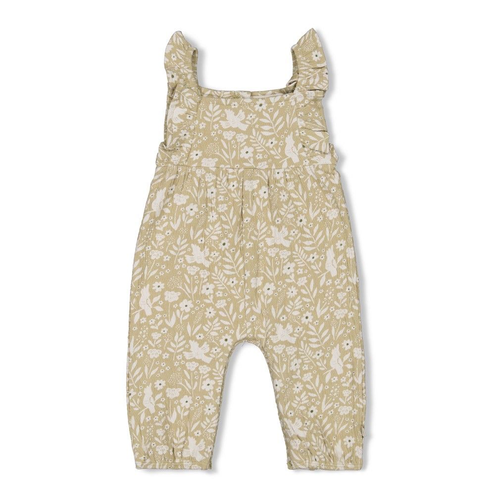 Feetje - Jumpsuit crinkle AOP - Let Your Dreams Blossom - Groen - Baby- Jongen - Boy - Meisje - Girl