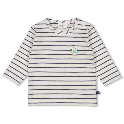 Feetje - Longsleeve streep - Seaside Happiness - Offwhite - Baby - Boy - Jongen 