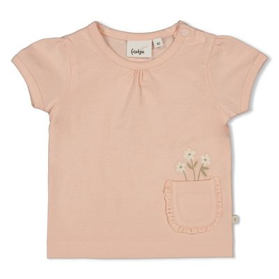 Feetje - T-shirt - Let Your Dreams Blossom - Perzik - Baby- Jongen - Boy - Meisje - Girl 