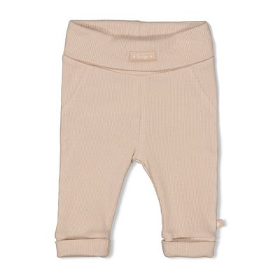Feetje - Broek rib - Honey Bear - Zand - Baby - Jongen - Boy - Meisje - Girl - unisex
